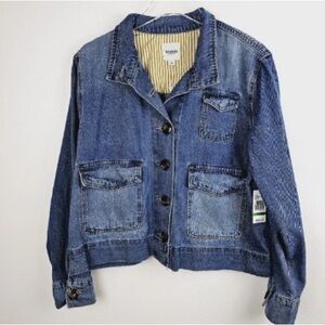 Eddie Bauer Dark Blue Denim Jacket